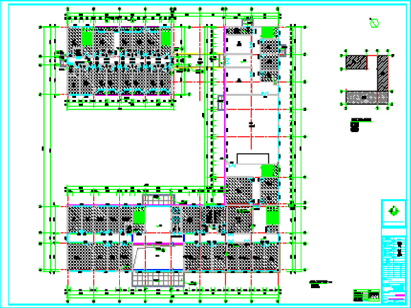 停车场CAD图资料下载-停车场综合楼公共区装修招标图