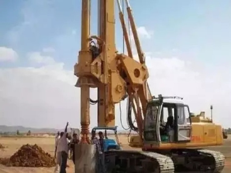 软土地基开挖资料下载-软土地基深井桩基工程中的旋挖钻孔灌注桩施工