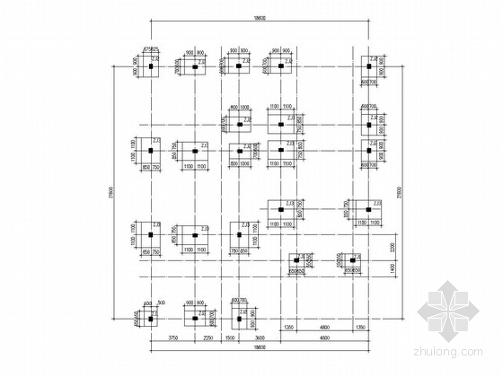 餐厅图餐厅图资料下载-[江西]地上单层框架结构餐厅结构施工图