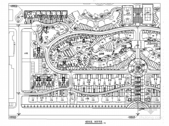 工厂厂区园林景观规划设计资料下载-城市商业园林景观规划设计施工图