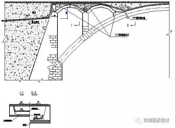 或许这是最全的空腹式石拱桥施工设计图纸，值得收藏_18