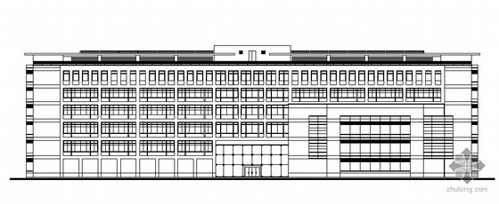 某大学理工楼建筑图纸资料下载-华南某大学科技园区六层高科技综合楼建筑施工图