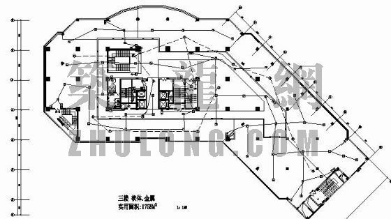 办公楼剖面分析图资料下载-办公楼消电图