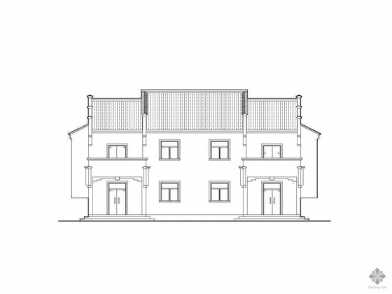 新民居住宅设计资料下载-[新农村]两套二层住宅方案图(带效果图)