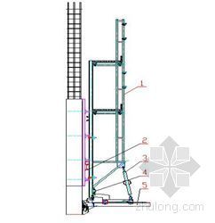 外爬架施工资料下载-某大厦核芯筒爬模架及外檐爬架施工方案
