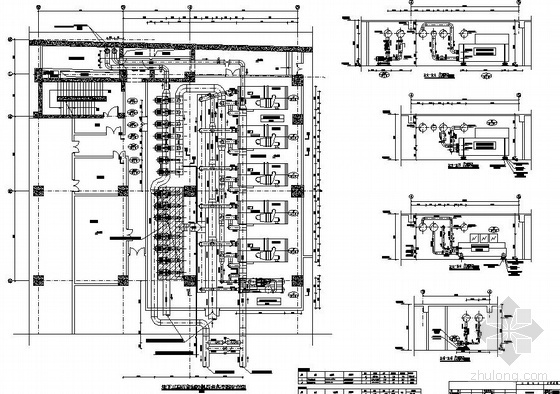 3层百货商场设计资料下载-成都某百货商场制冷机房图