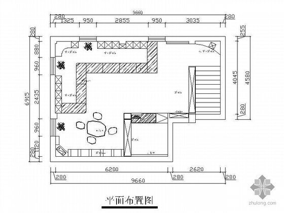 政府展厅装修设计资料下载-[杭州]某中式展厅装修图