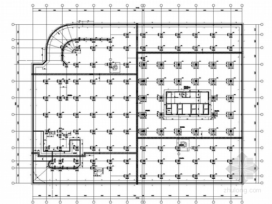 180米框架核心筒资料下载-[青岛]框架-核心筒结构金融中心大厦结构施工图
