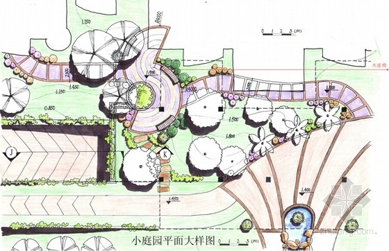 [深圳]国际花园园林景观规划设计（含施工图）-平面图 