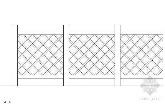 木栏杆大样图cad图资料下载-某木隔断设计大样图