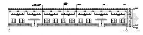 厂房跨度图纸资料下载-某跨度21米厂房建筑结构图纸