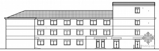 三层宿舍建施图资料下载-某三层老年公寓建筑施工图