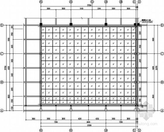 钢结构采光顶模型资料下载-[宁波]医技楼屋面钢结构采光顶结构施工图