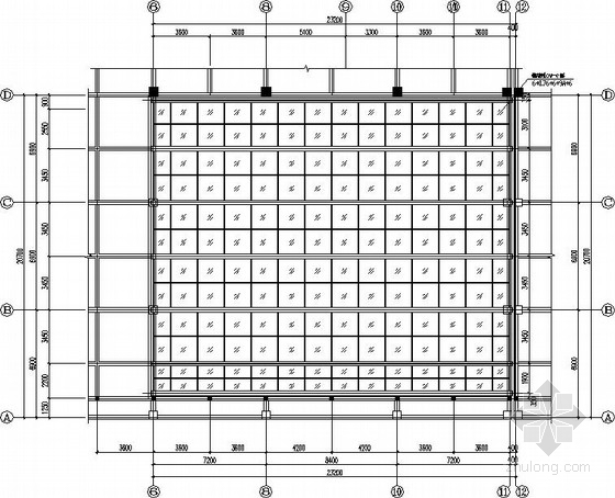 屋面采光顶方案资料下载-[宁波]医技楼屋面钢结构采光顶结构施工图