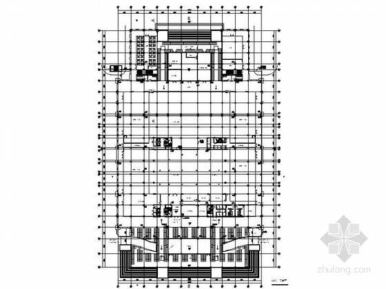 [厦门]某知名大学九层中式风格图书馆建筑方案图- 