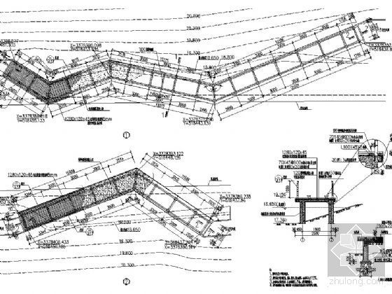 栈道电气图资料下载-几个典型的木栈道施工图