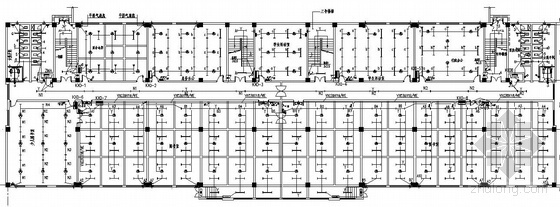 六层教学综合楼设计资料下载-某中学六层综合楼改造工程电气图纸
