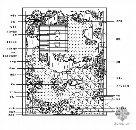 三种花园庭院景观设计图-2