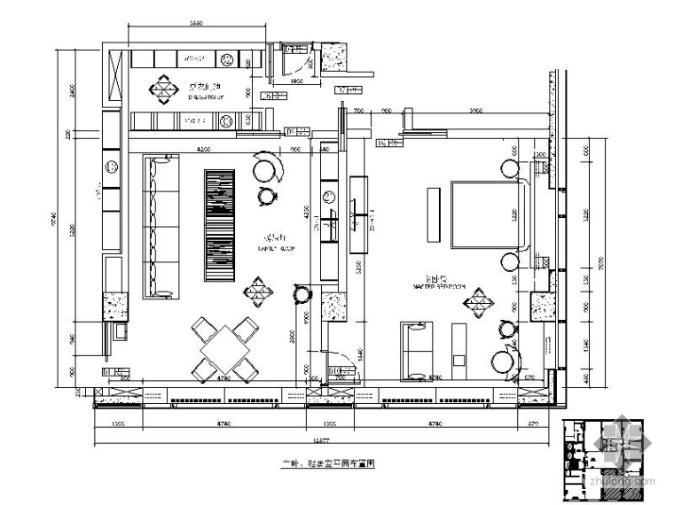 北京市小户型公寓资料下载-[北京]酒店公寓施工图