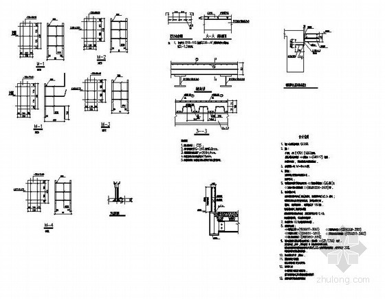 轻钢连廊详图资料下载-某医院各单体间钢结构连廊结构设计图