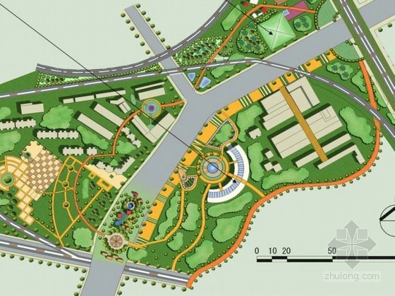 新县清茶园景观规划设计资料下载-[郑州]道路景观规划设计