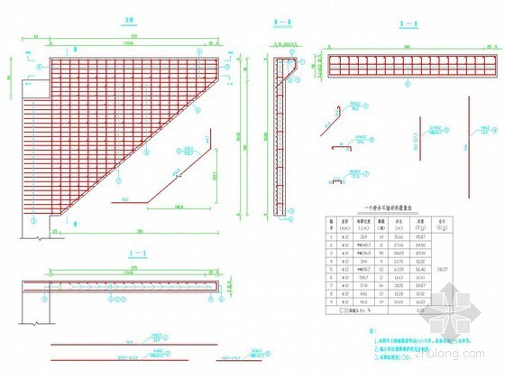 10m空心板桥全套资料下载-2×10m预应力混凝土简支空心板桥耳墙钢筋布置详图