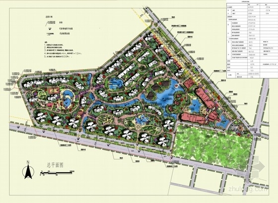 组团中心绿地资料下载-[琼海]东南亚风格滨水小区组团环境景观设计方案（包含单体建筑设计）