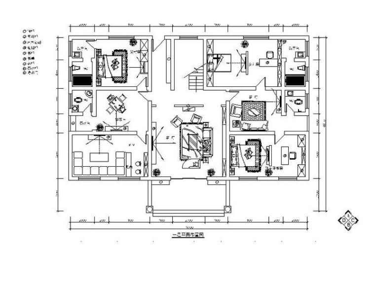 别墅设计图和效果图PPt资料下载-田园风别墅设计施工图（含效果图）