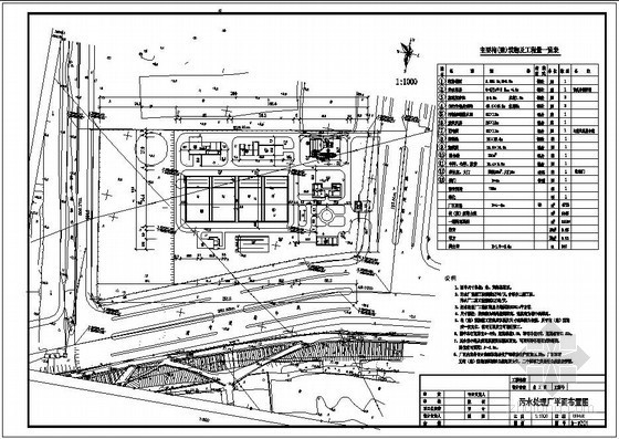 污泥浓缩池工艺图cad资料下载-南方某污水处理厂工艺图全集