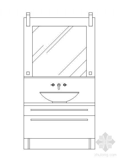 洗手台立面图CAD资料下载-洗手台立面图块集