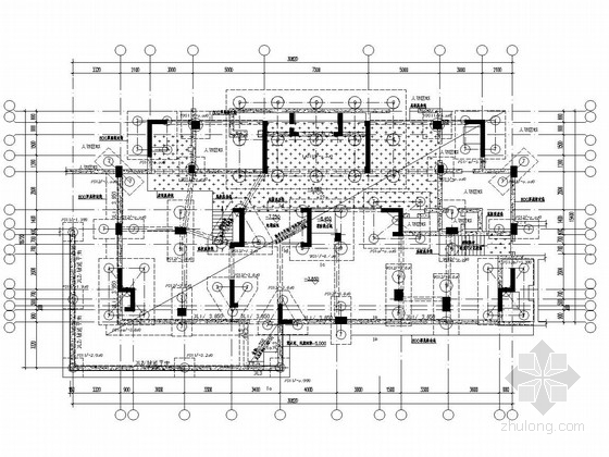 非机动车坡道施工图资料下载-[杭州]22层框架剪力墙住宅楼结构施工图（桩基抗水板）