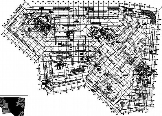 大型广场公园设计施工图资料下载-[广州]大型商业广场通风排烟设计施工图