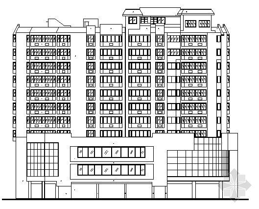8层综合楼建筑施工图资料下载-综合楼-建筑施工图