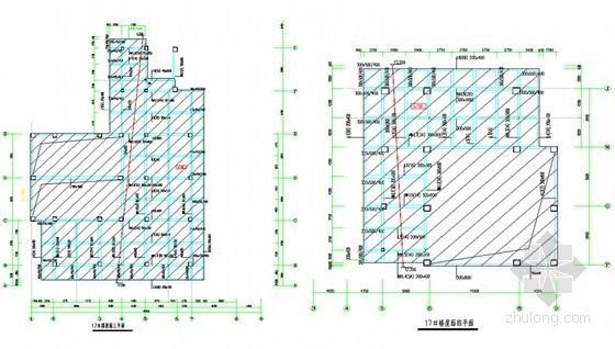 [福建]五星级国际度假酒店工程高大模板安全施工方案(250页 附计算书)-屋面平面图 