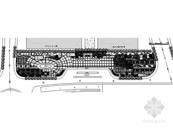 广场绿化种植资料下载-某住宅区广场绿化施工图