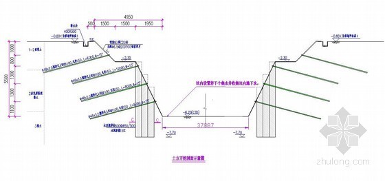 重力式挡墙深基础施工方案资料下载-[江苏]高层住宅楼土方开挖施工方案（最大挖深5.50m）