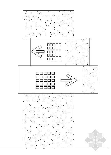 标志标牌大样图资料下载-指示牌大样图