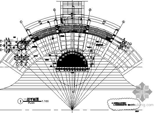 [四川邻水]某中学实验学校新校区大门建筑施工图-3