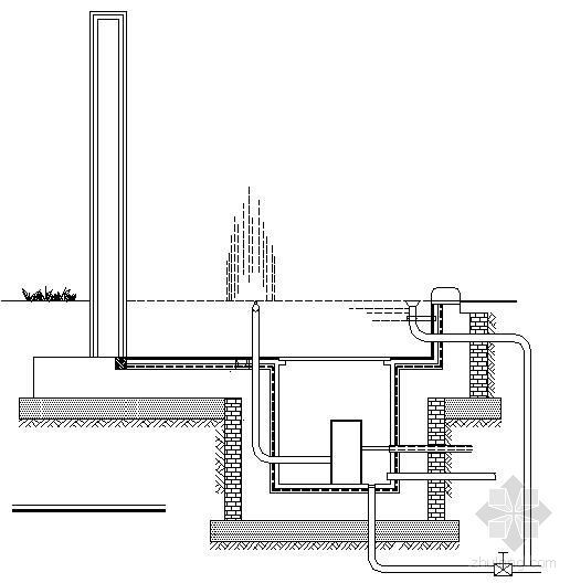 喷泉采购施工方案资料下载-景墙和喷泉施工详图