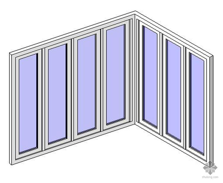 转角窗资料下载-转角窗（无亮子）