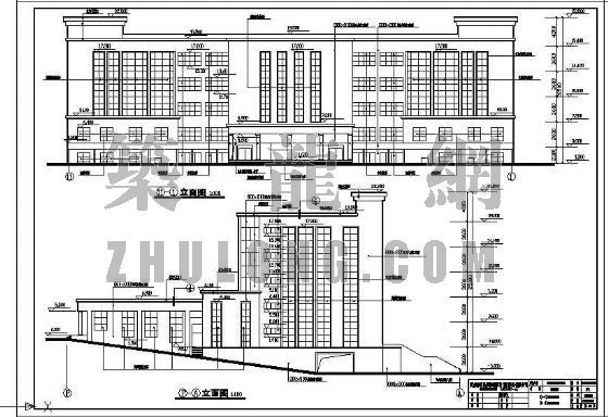 建筑施工图设计滨海资料下载-法院建筑施工图