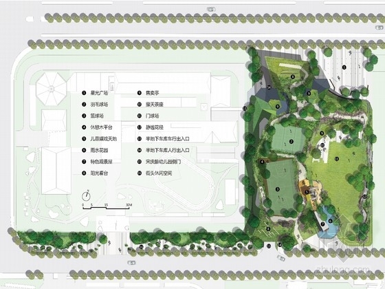 苏州网师园景观设计分析资料下载-[苏州]社区开放式多元化公园景观设计方案
