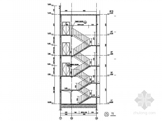 [湖南]现代风格包装装潢印刷厂建筑施工图-现代风格包装装潢印刷厂建筑大样图