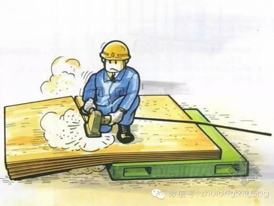 模板木工资料下载-建筑工程模板木工危险预知训练图集
