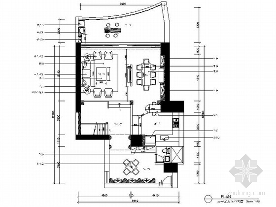 小区楼盘模型设计资料下载-[深圳]知名楼盘欧式3层别墅室内设计CAD施工图（含效果图）