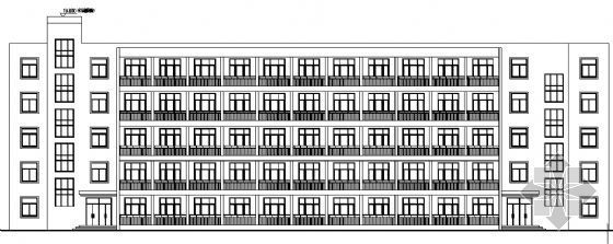 宿舍楼消防施工图设计资料下载-公司宿舍楼建筑施工图
