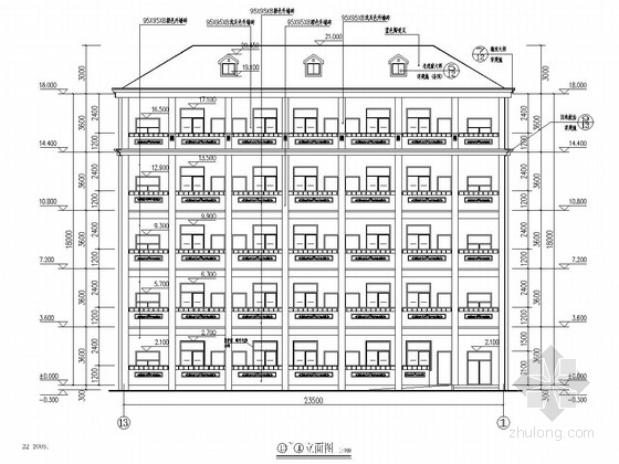 六层公租房建筑图资料下载-五层框架结构学校教师公租房建筑结构全套图