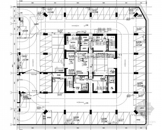 200米结构施工图资料下载-[广东]200米超高层办公楼消防专项施工图（七氟丙烷气体灭火）