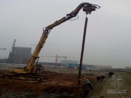 开挖井施工方案资料下载-[广东]电梯井基坑钢板桩支护开挖施工方案