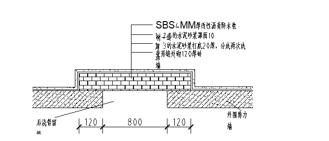 地下室SBS改性沥青防水卷材施工方案_3